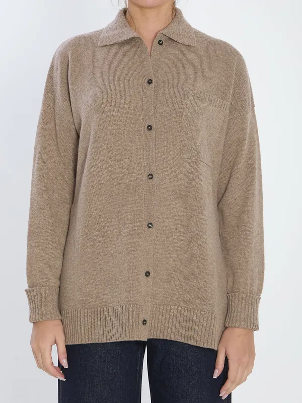 Bull cardigan in cashmere made by MaxMara
