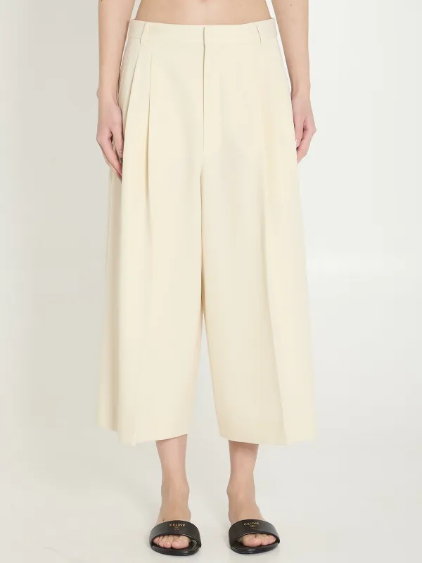 Montauk cropped trousers made by Celine