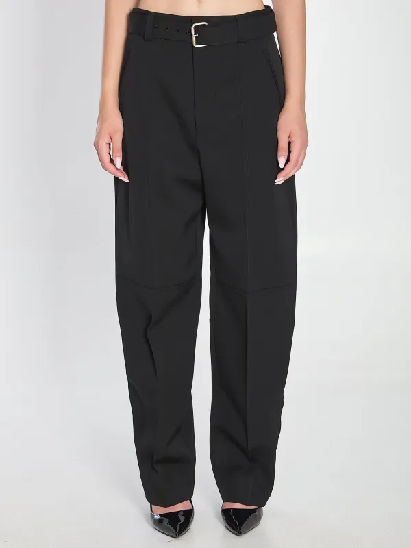Trousers in wool sold by Lord & Taylor