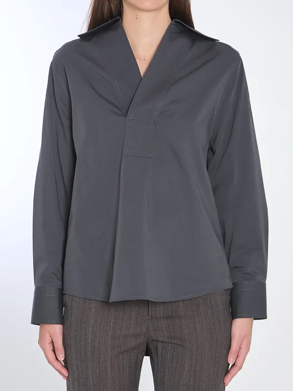 Cotton and silk shirt sold by Lord & Taylor