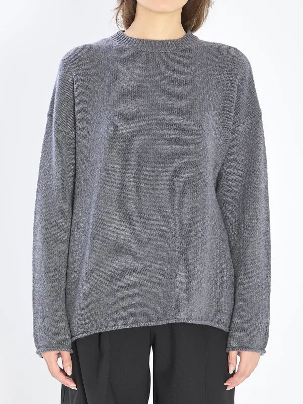 Kristy crew-neck sweater made by Lisa Yang