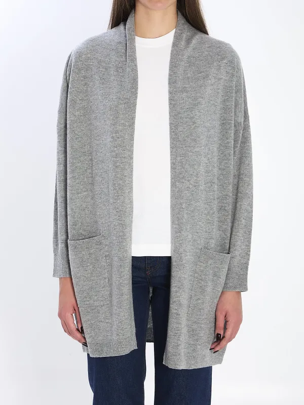 Open cardigan in virgin wool and cashmere sold by Lord & Taylor