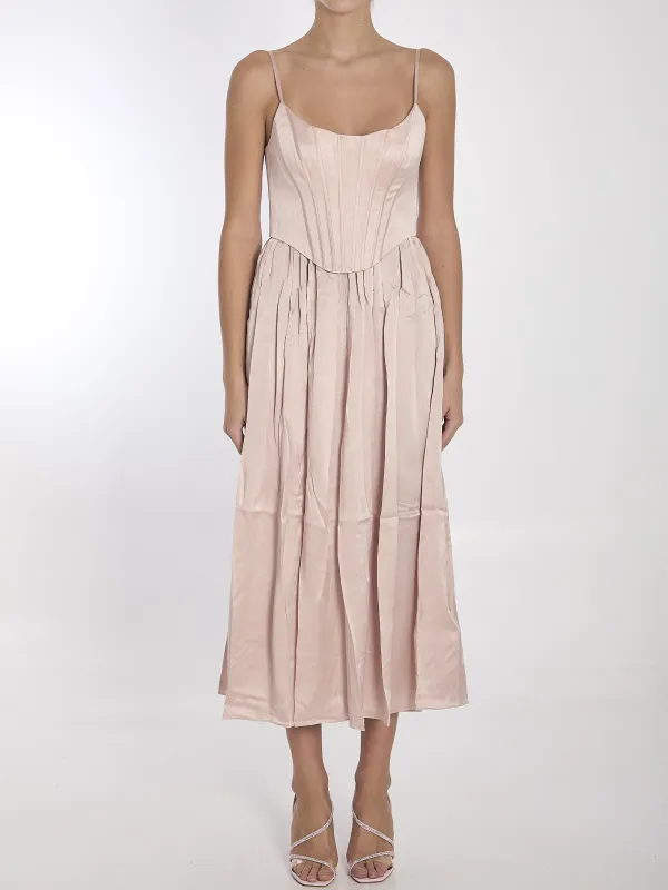 Corset midi dress made by Zimmermann