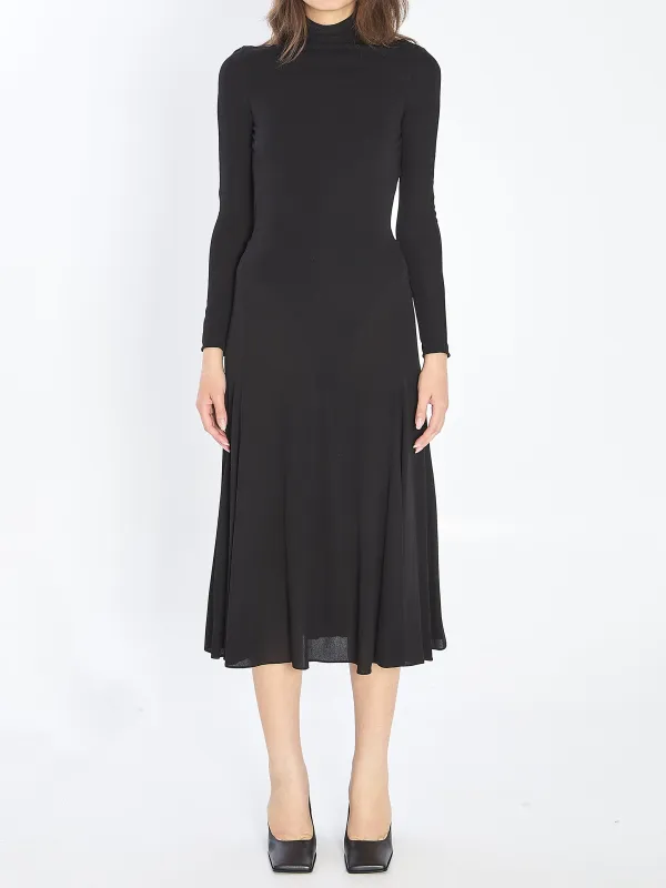 Fluid jersey dress with heart detail sold by Lord & Taylor