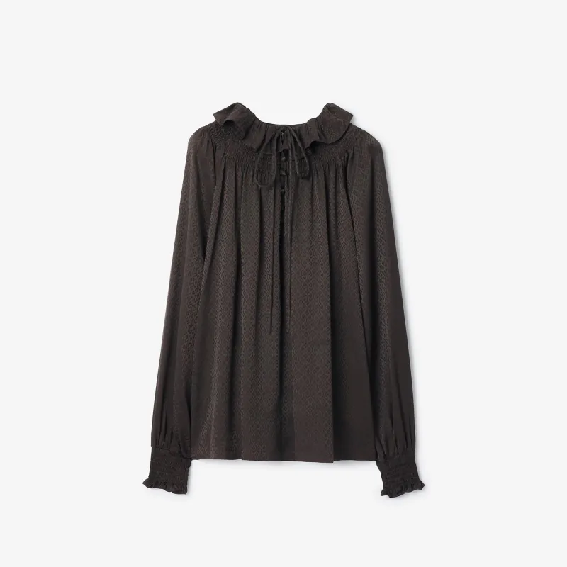 Silk shirt made by Burberry