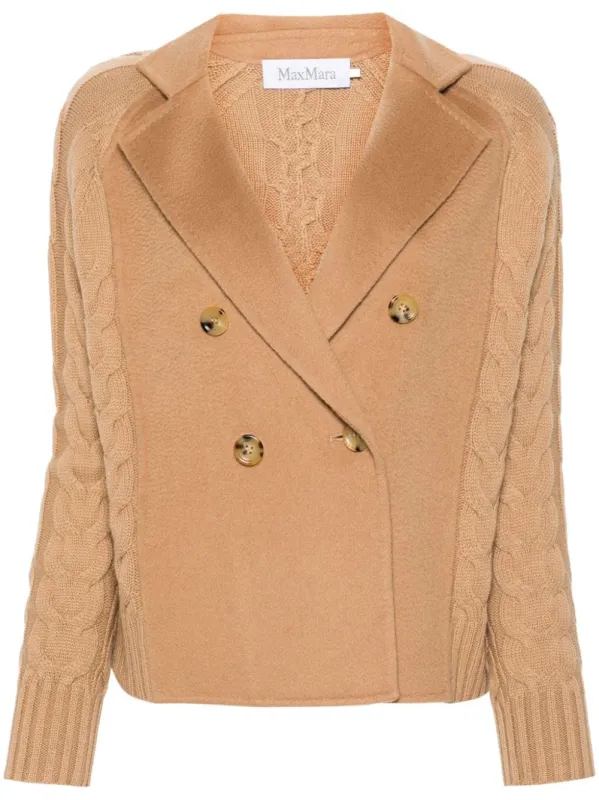"Micio" cardigan with inserts made by MaxMara