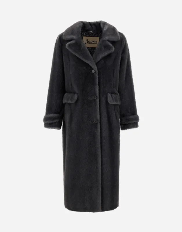 Shearling effect coat sold by Lord & Taylor