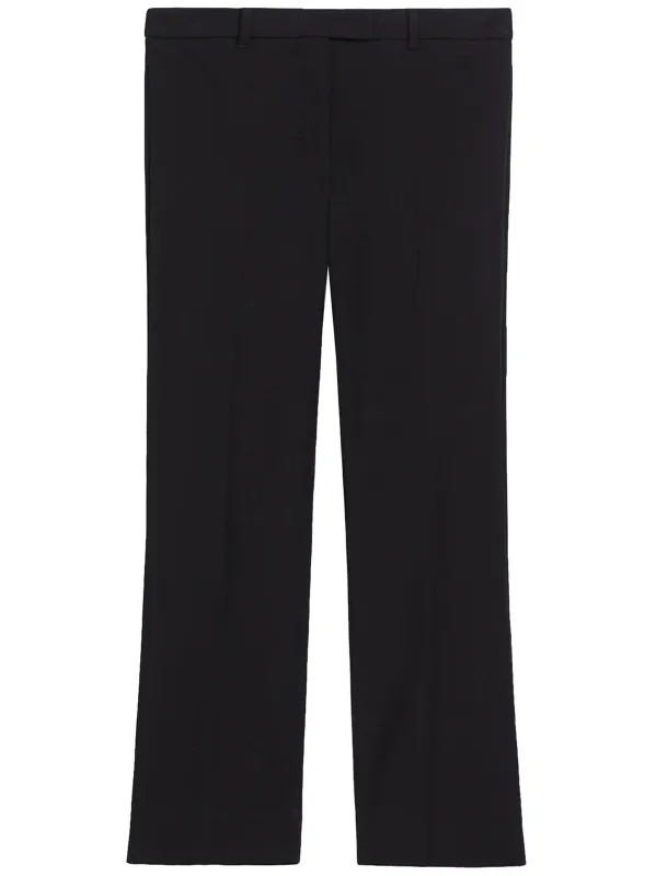 BLACK COTTON SLIM FIT PANTS sold by Lord & Taylor