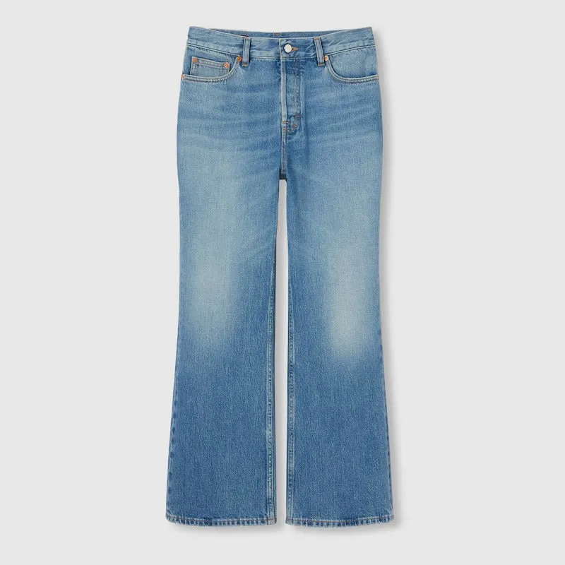 Flare jeans made by Gucci