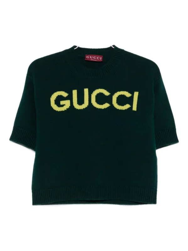 GREEN WOOL KNIT made by Gucci