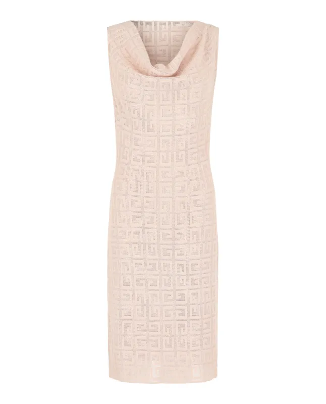 4G Monogram Draped Midi Dress made by Givenchy