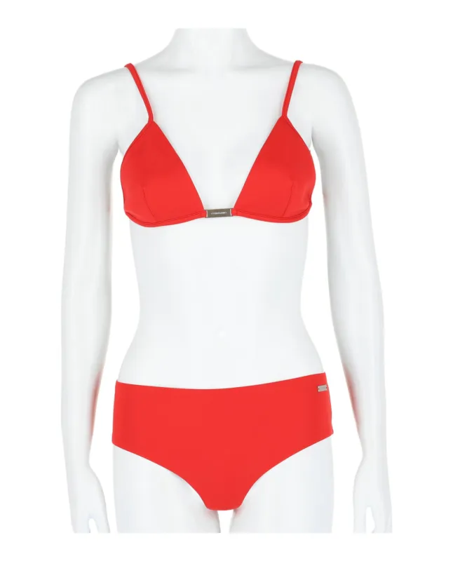 Logo-Plaque Triangle Bikini Set made by Salvatore Ferragamo