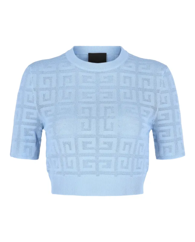 4G Monogram Crop Sweater sold by Lord & Taylor