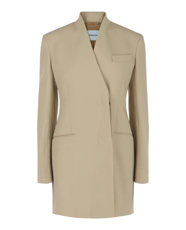 Single-Breasted Virgin Wool Blazer sold by Lord & Taylor