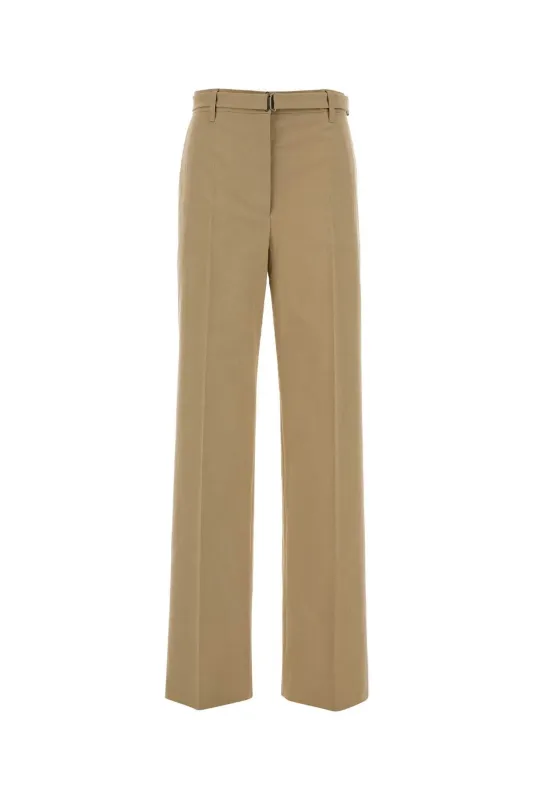 BEIGE COTTON PANT made by Prada