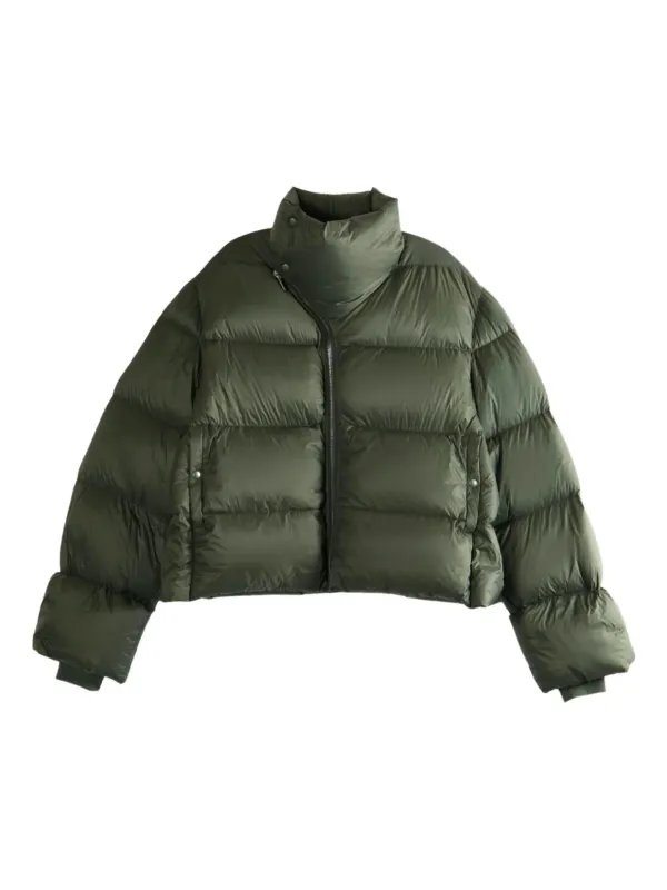 GREEN NYLON SPORTS JACKET made by Rick Owens
