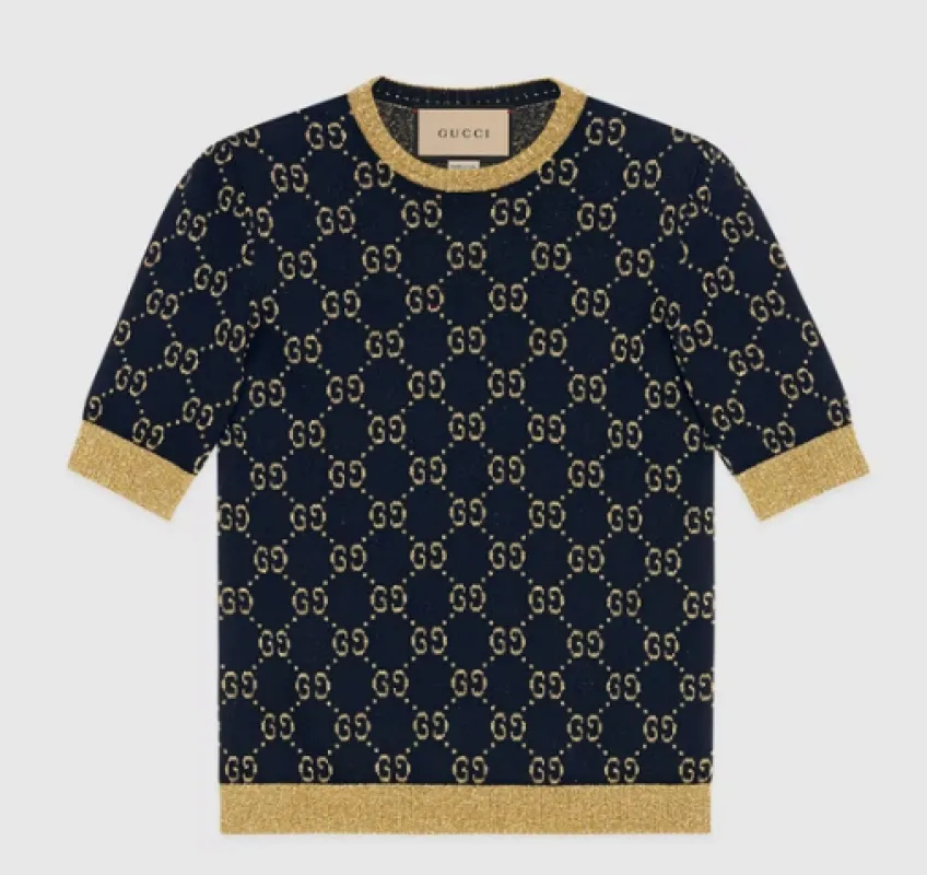 Crewneck knitwear in cotton GG sold by Lord & Taylor