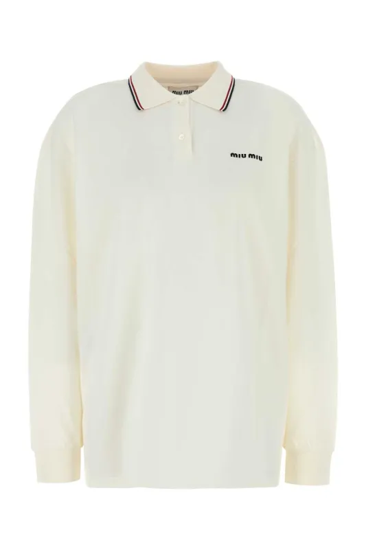 WHITE PIQUET POLO SHIRT sold by Lord & Taylor