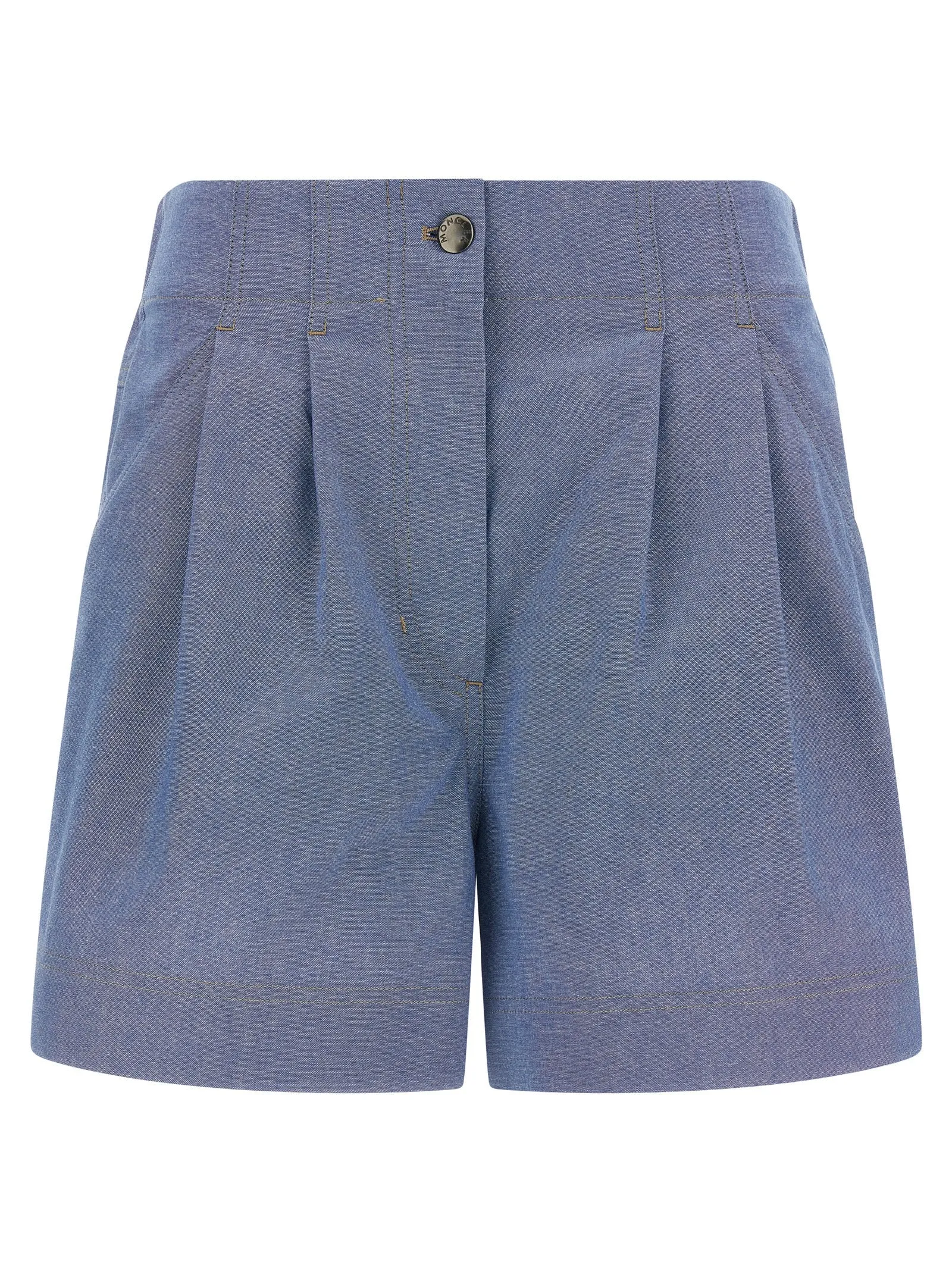 Chambray cotton shorts sold by Lord & Taylor