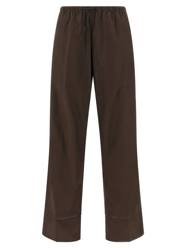 Leather insert pants sold by Lord & Taylor