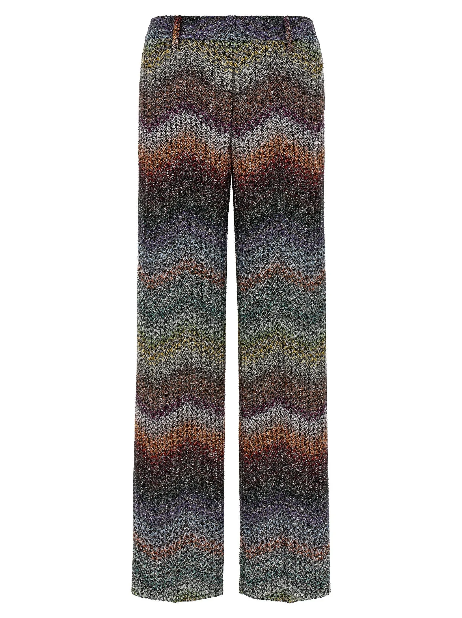 Zigzag lamé viscose pants sold by Lord & Taylor
