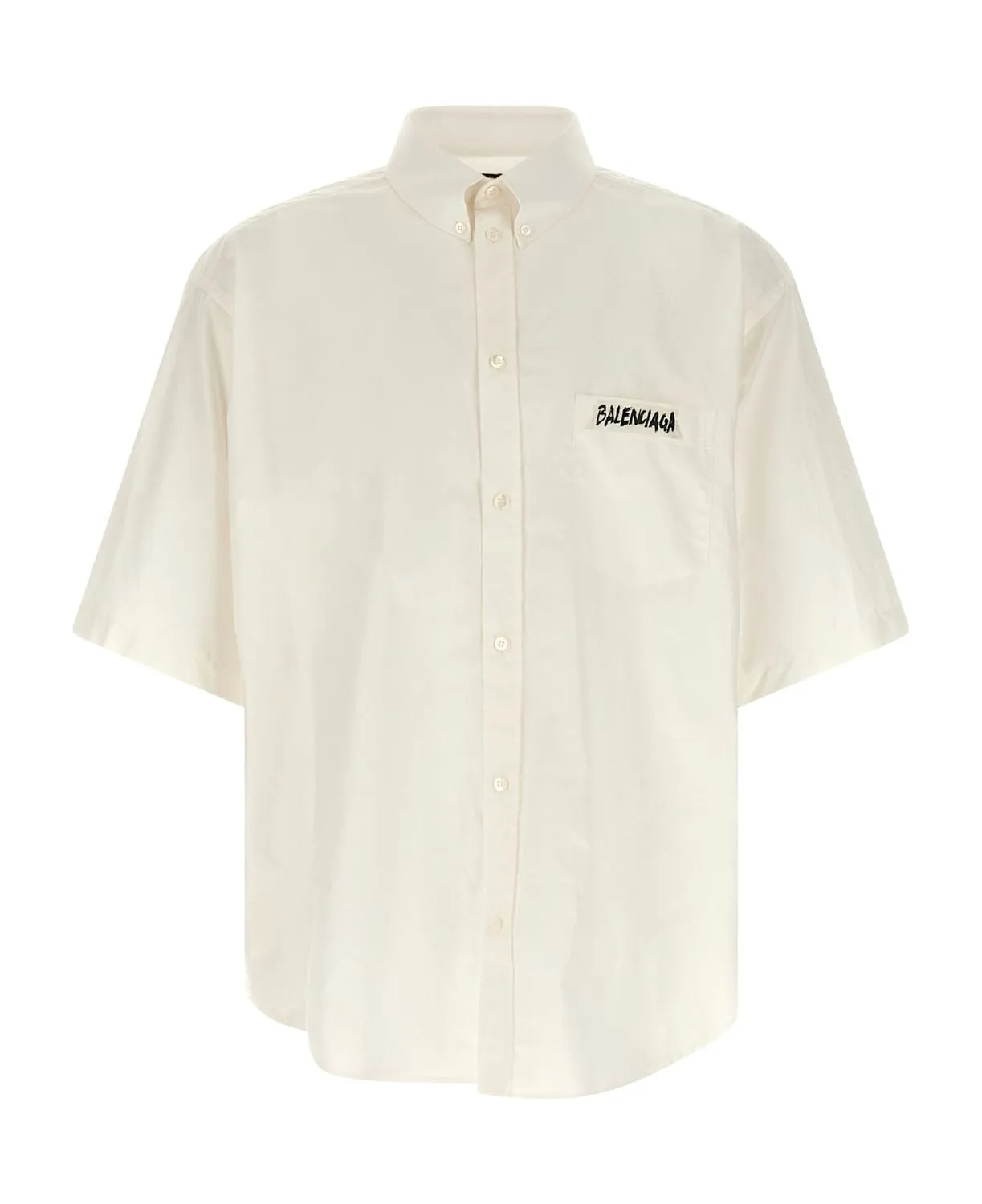 SHORT-SLEEVE BUTTON-DOWN SHIRT WITH CHEST POCKET sold by Lord & Taylor