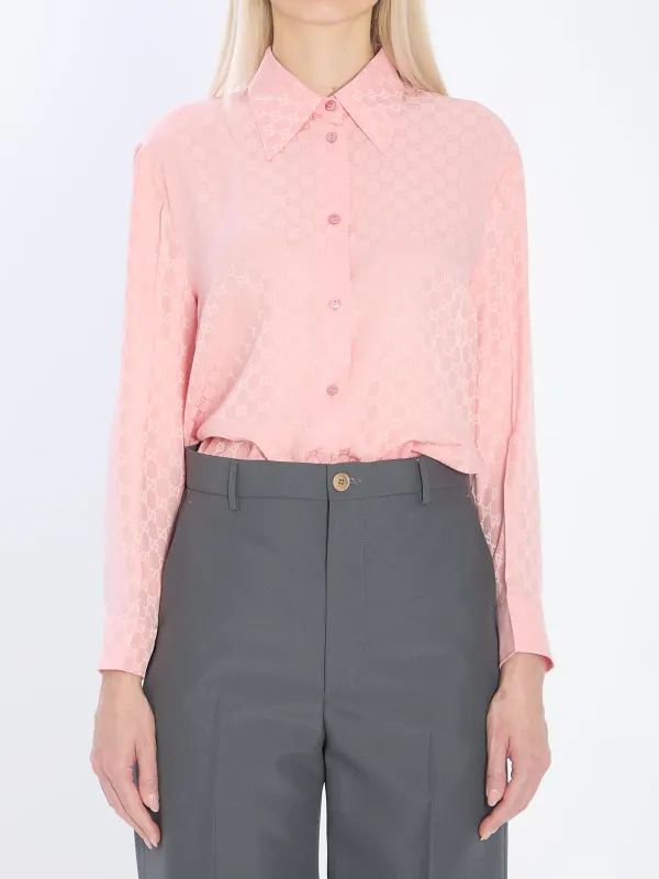 GG SILK JACQUARD SHIRT sold by Lord & Taylor