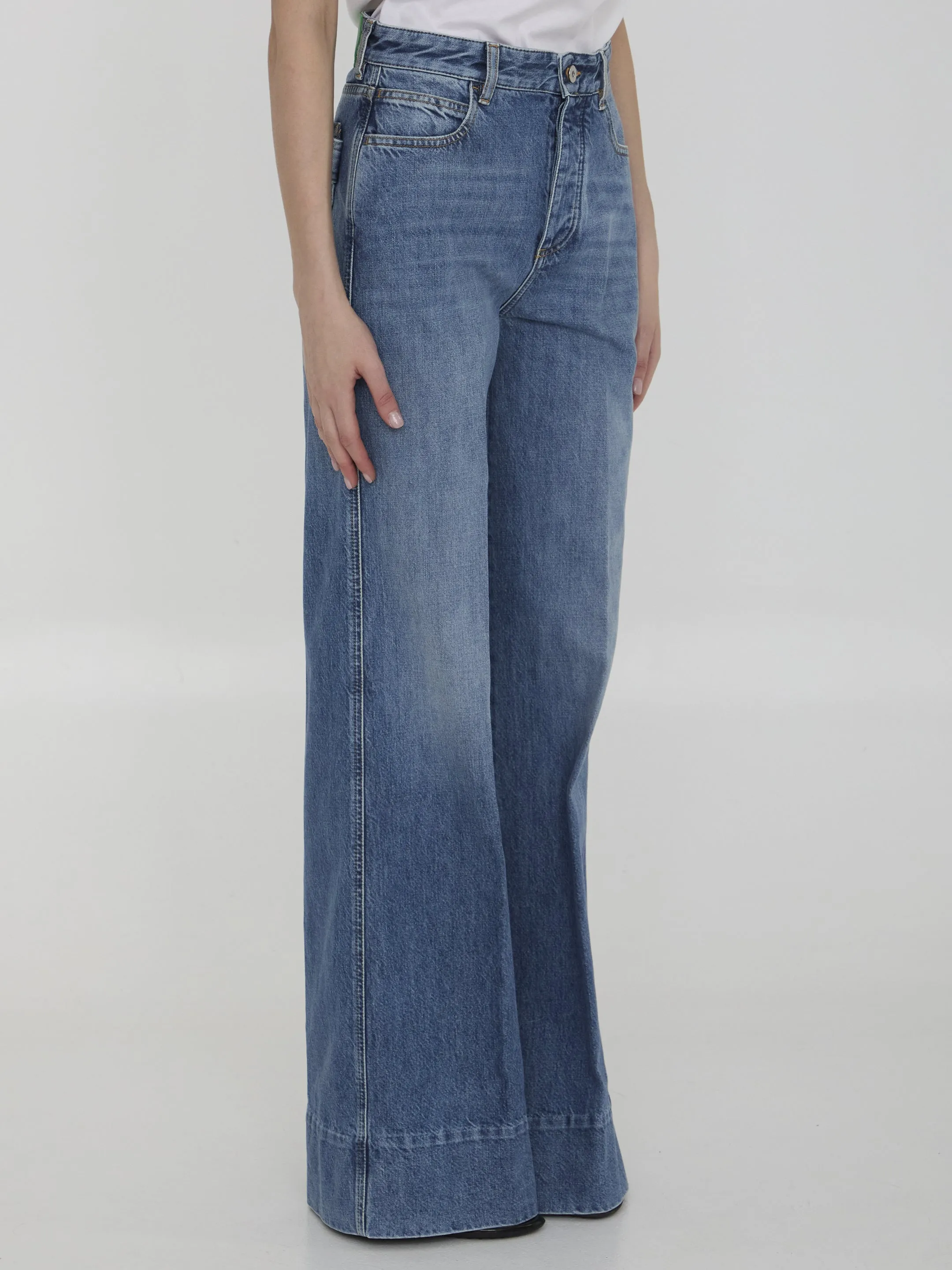 Wide-leg jeans sold by Lord & Taylor product image thumbnail 2