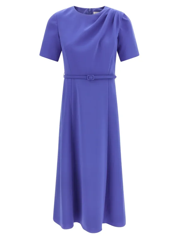 Draped dress made by Carolina Herrera