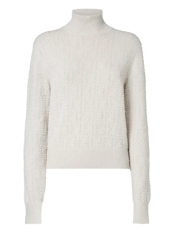 TEXTURED TURTLENECK SWEATER made by Fendi