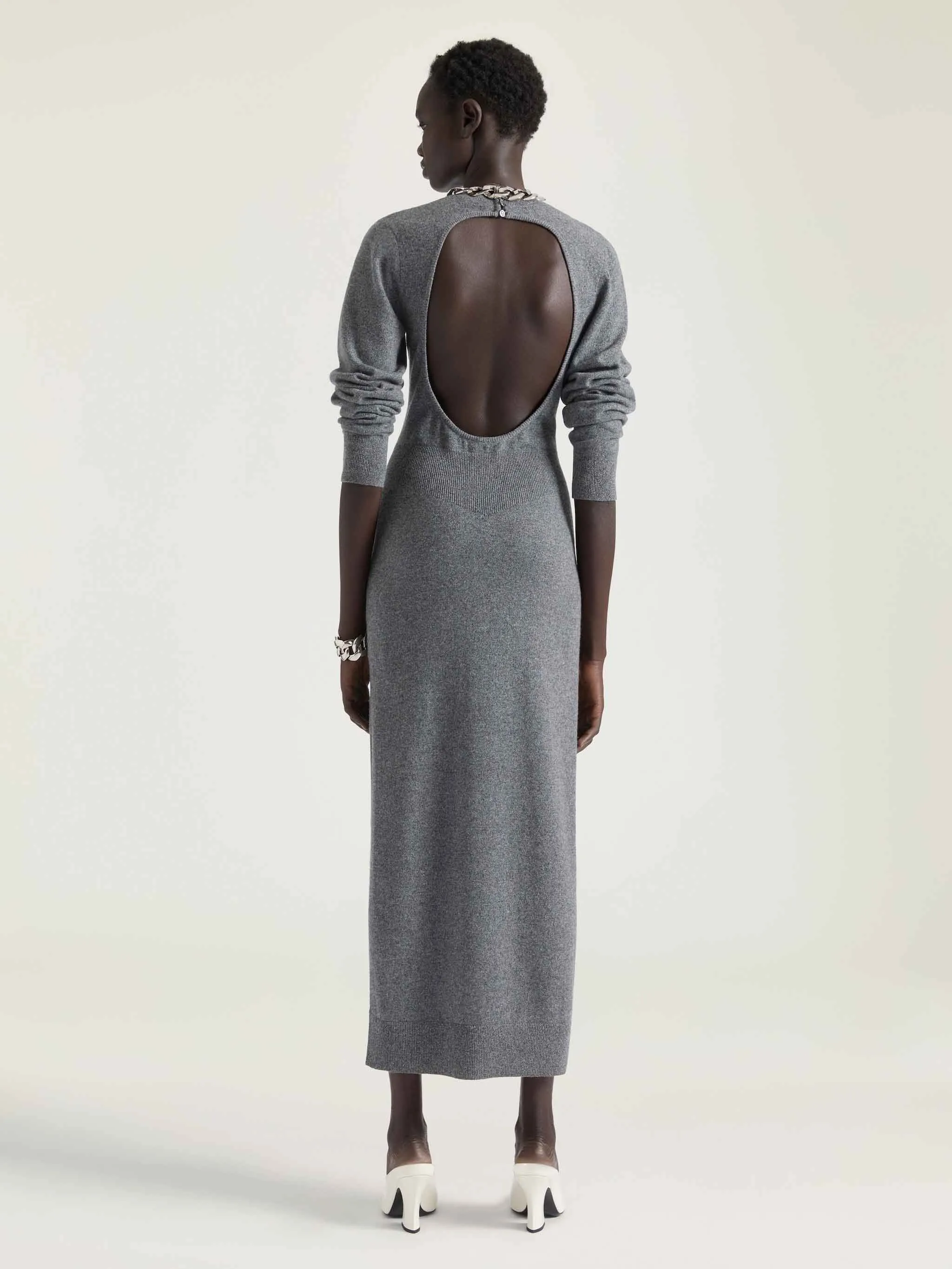 CASHMERE OPEN BACK DRESS sold by Lord & Taylor product image thumbnail 2