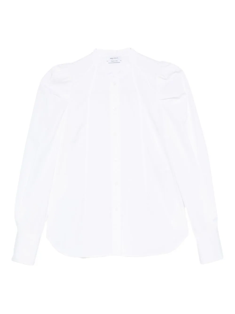 PUFF-SLEEVE BUTTON-FRONT SHIRT sold by Lord & Taylor
