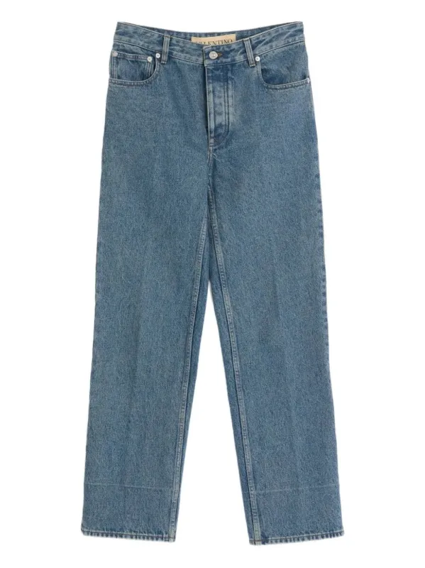 STRAIGHT-LEG JEANS sold by Lord & Taylor