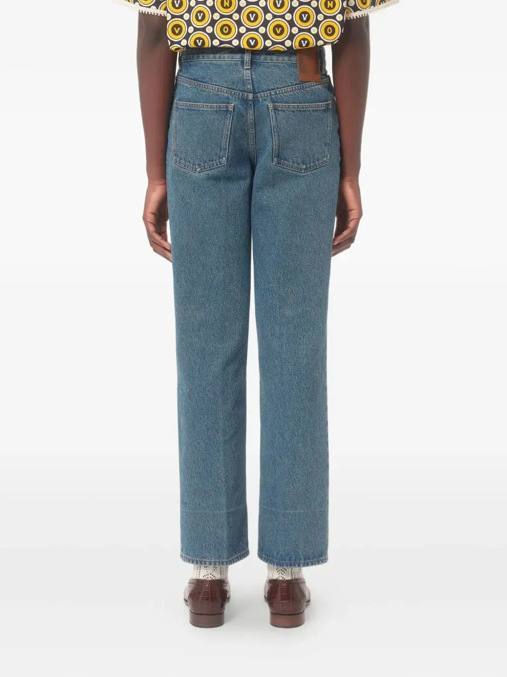 STRAIGHT-LEG JEANS sold by Lord & Taylor product image thumbnail 3