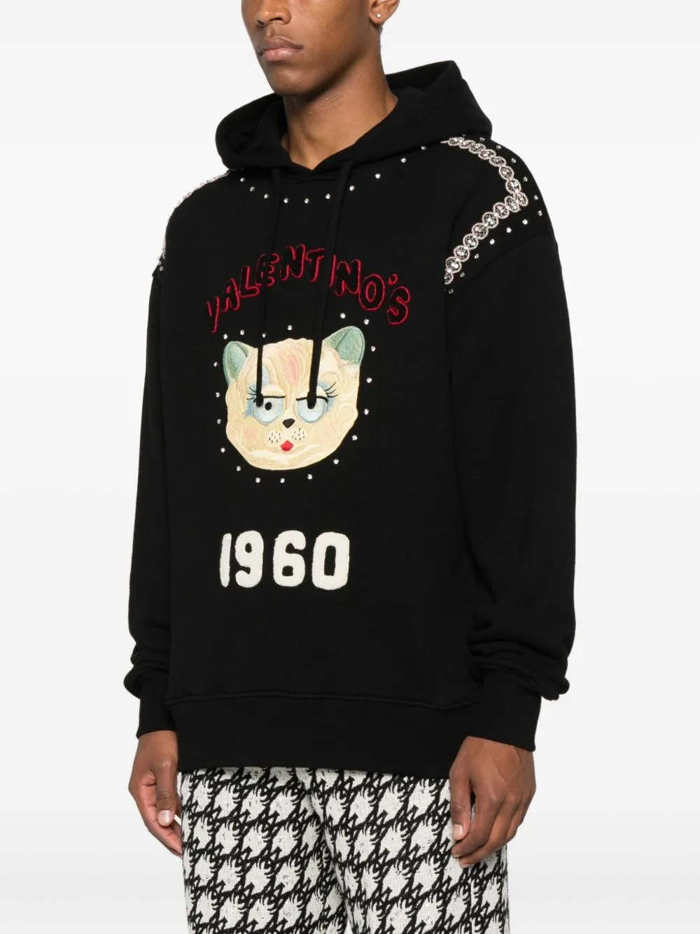 CAT-EMBROIDERED HOODIE sold by Lord & Taylor product image thumbnail 4