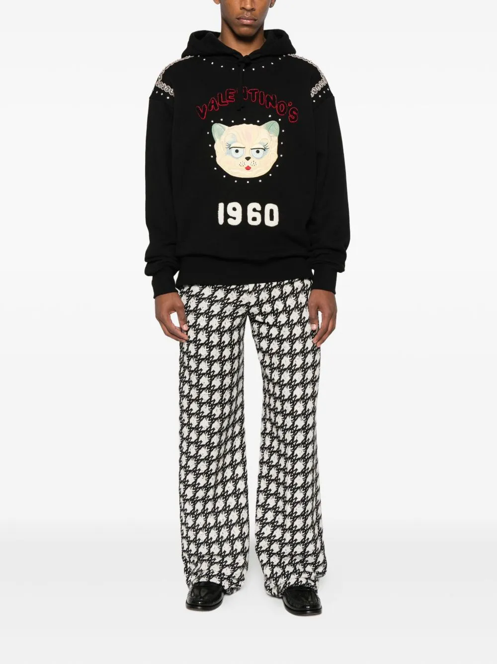 CAT-EMBROIDERED HOODIE sold by Lord & Taylor product image thumbnail 3