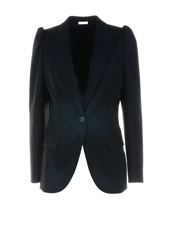 SINGLE-BREASTED WOOL BLAZER made by Alexander McQueen