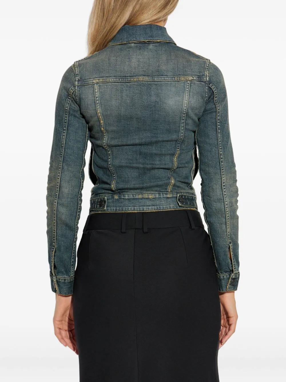 BUTTON FASTENING DENIM JACKET sold by Lord & Taylor product image thumbnail 5
