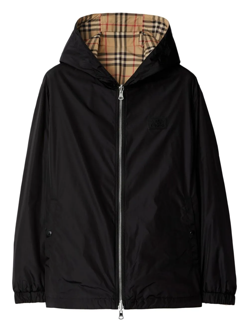 REVERSIBLE CHECK JACKET sold by Lord & Taylor product image thumbnail 2