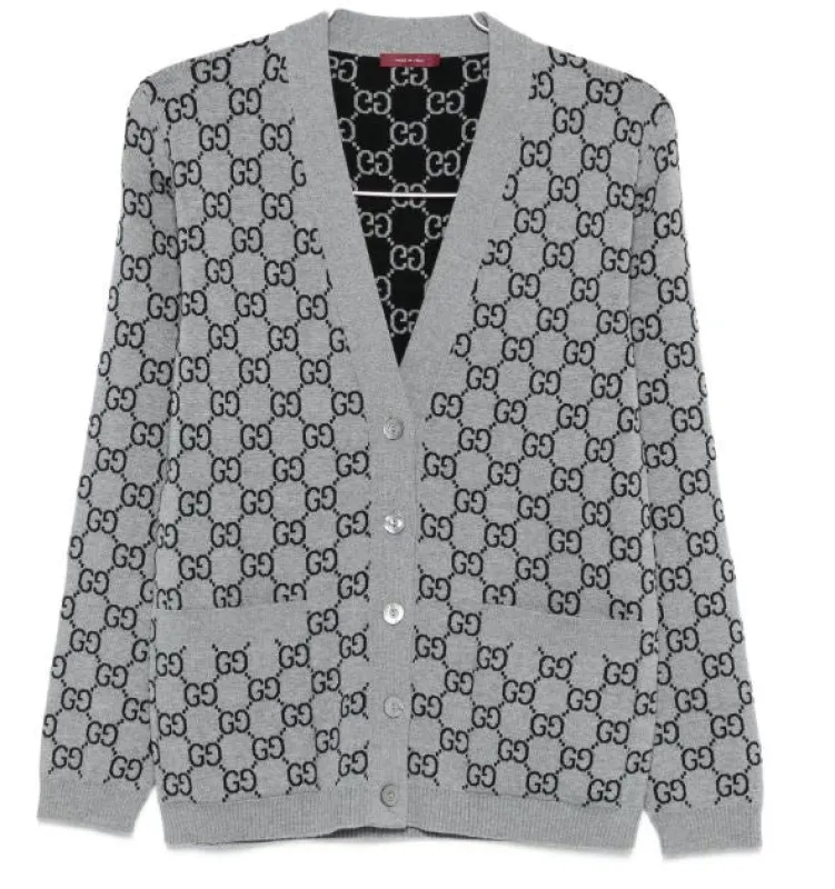 GG-MONOGRAM CARDIGAN sold by Lord & Taylor