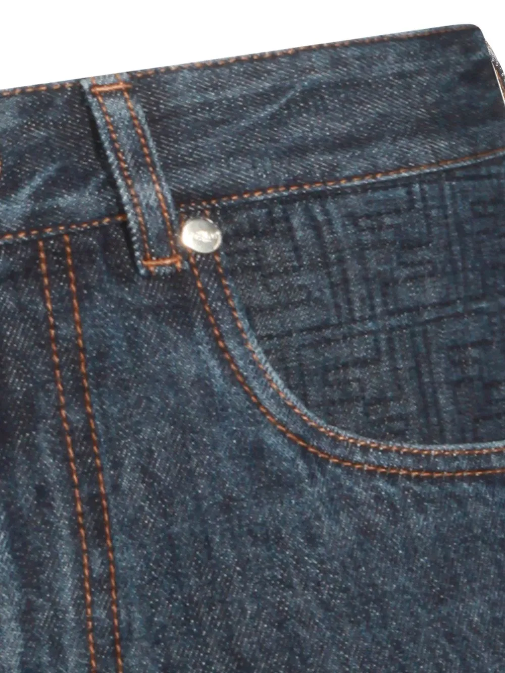 LOGO-PATCH DENIM SHORTS sold by Lord & Taylor product image thumbnail 3