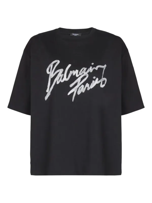BALMAIN BRUSH PRINT T-SHIRT made by Balmain