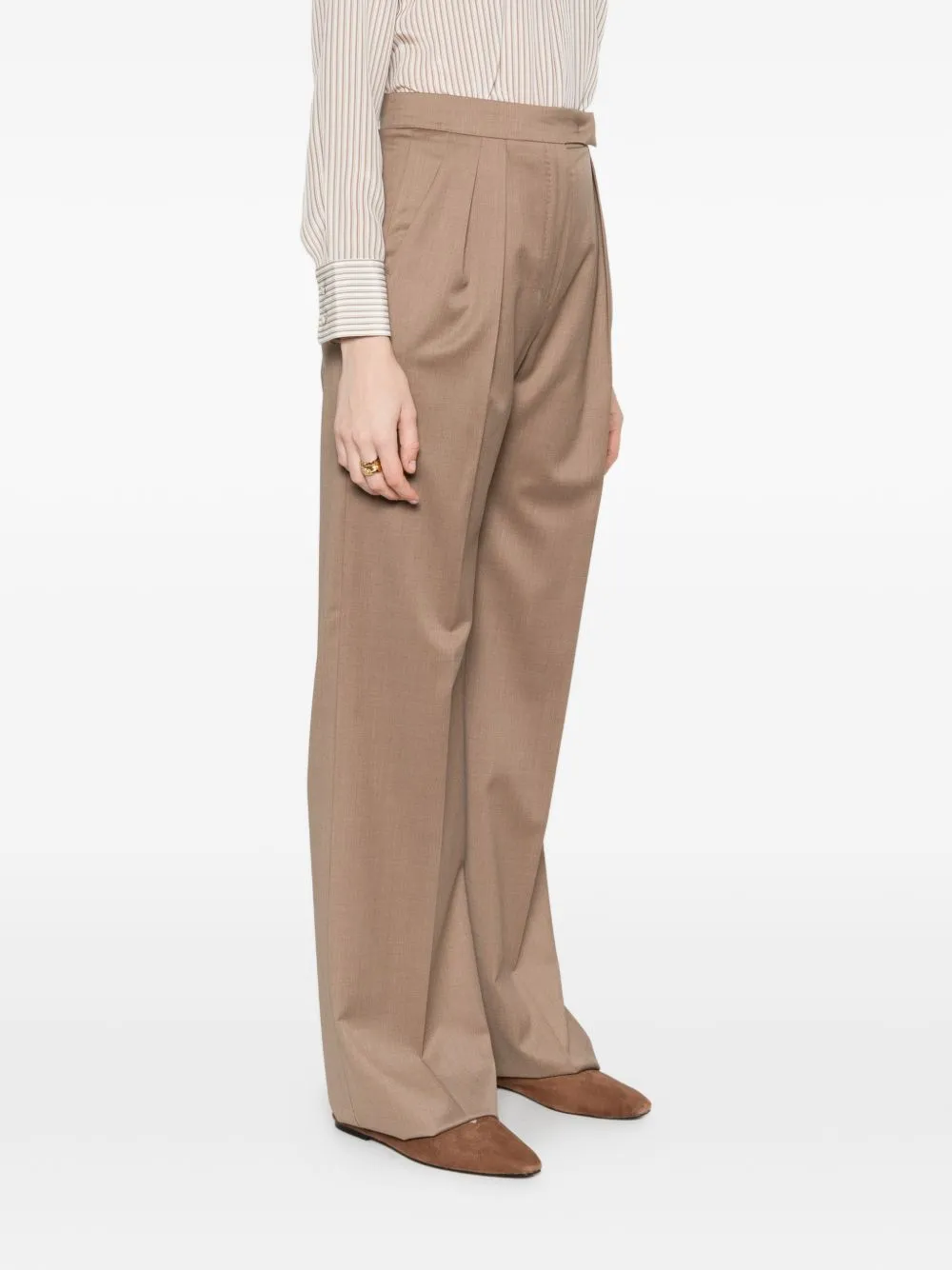 WOOL TWILL TROUSERS sold by Lord & Taylor product image thumbnail 5