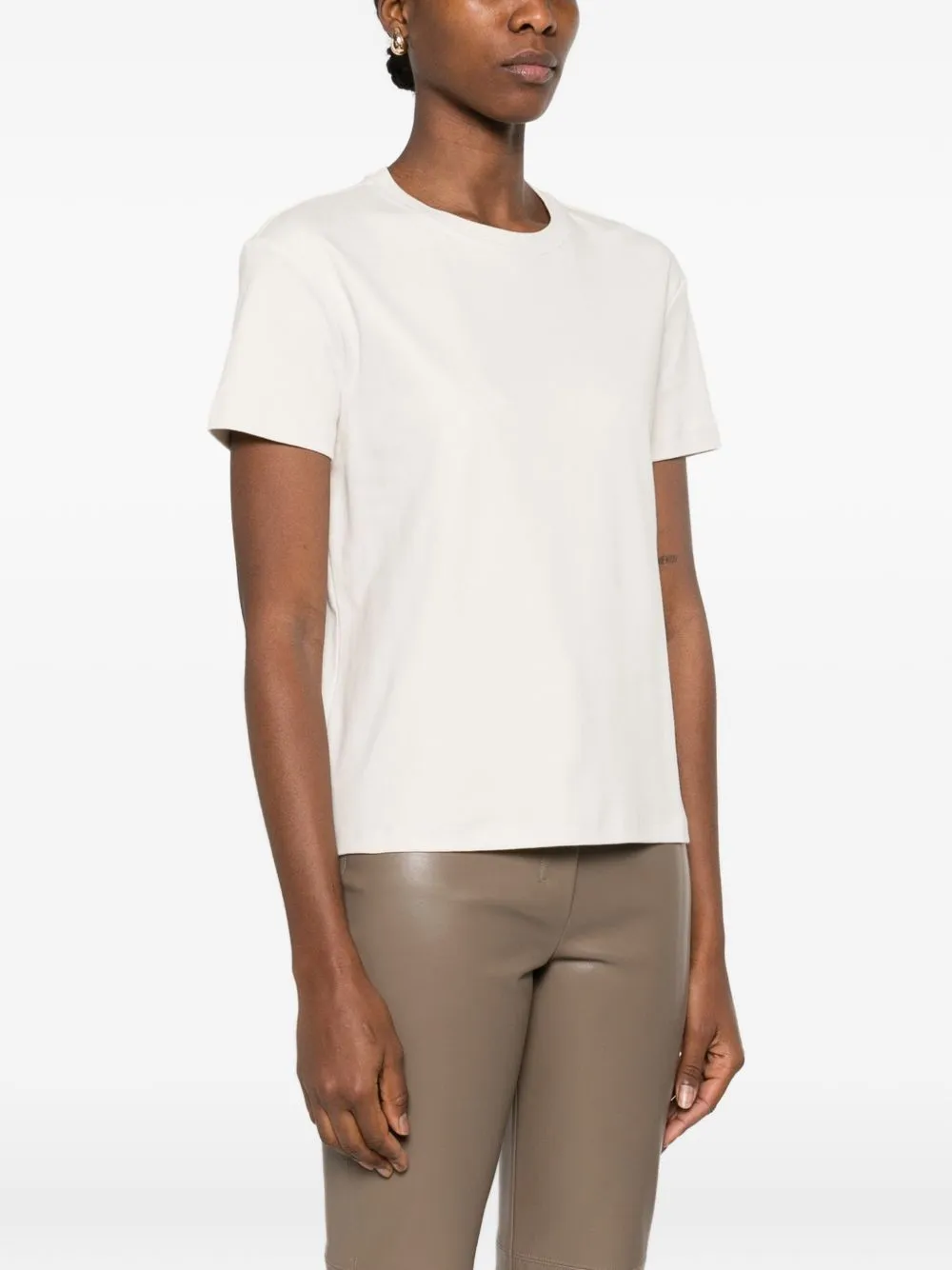 LOGO-EMBROIDERY T-SHIRT sold by Lord & Taylor product image thumbnail 3