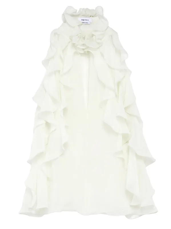 RUFFLED SLEEVELESS BLOUSE sold by Lord & Taylor