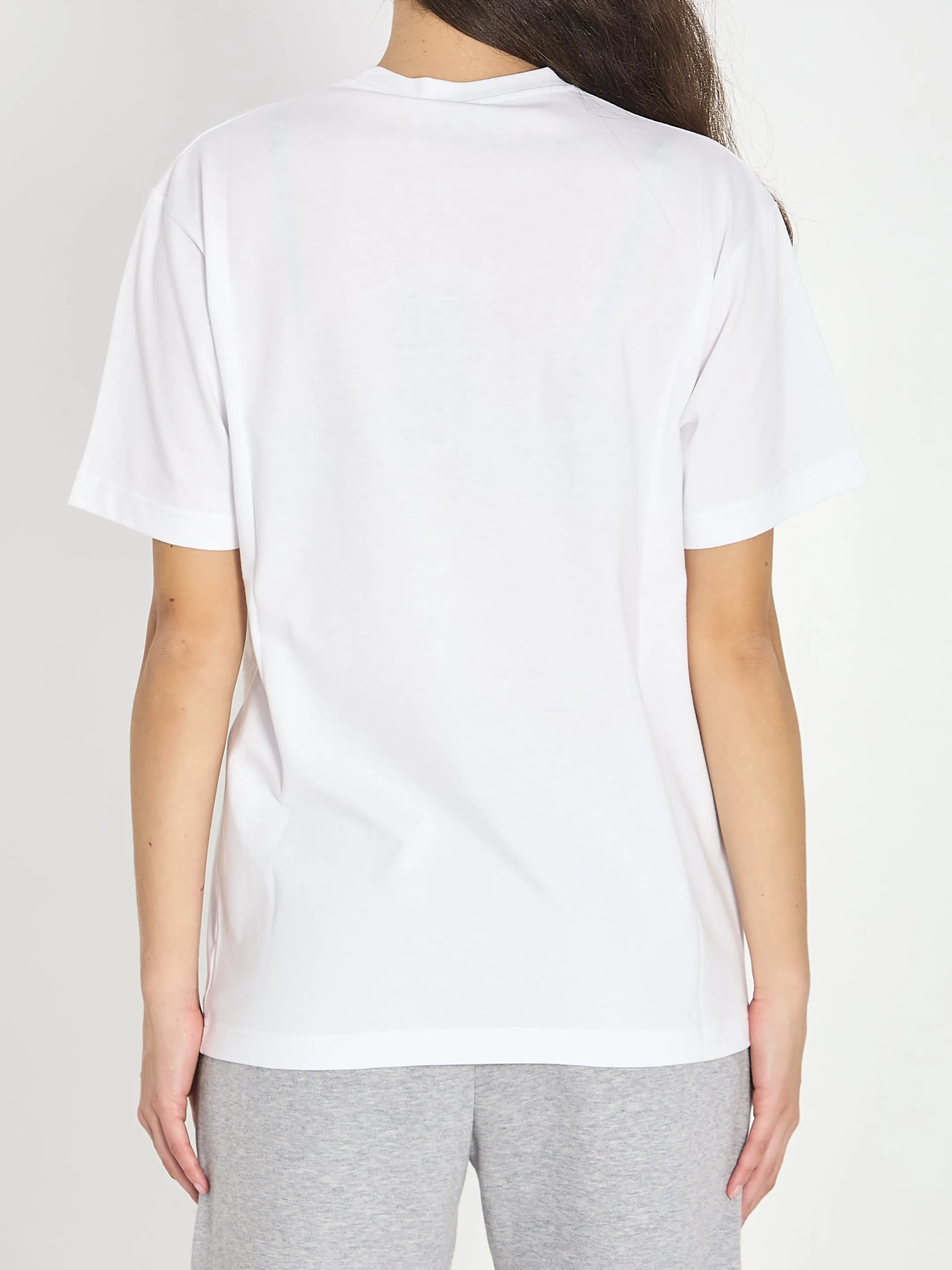 COTTON JERSEY T-SHIRT WITH EMBROIDERY sold by Lord & Taylor product image thumbnail 3