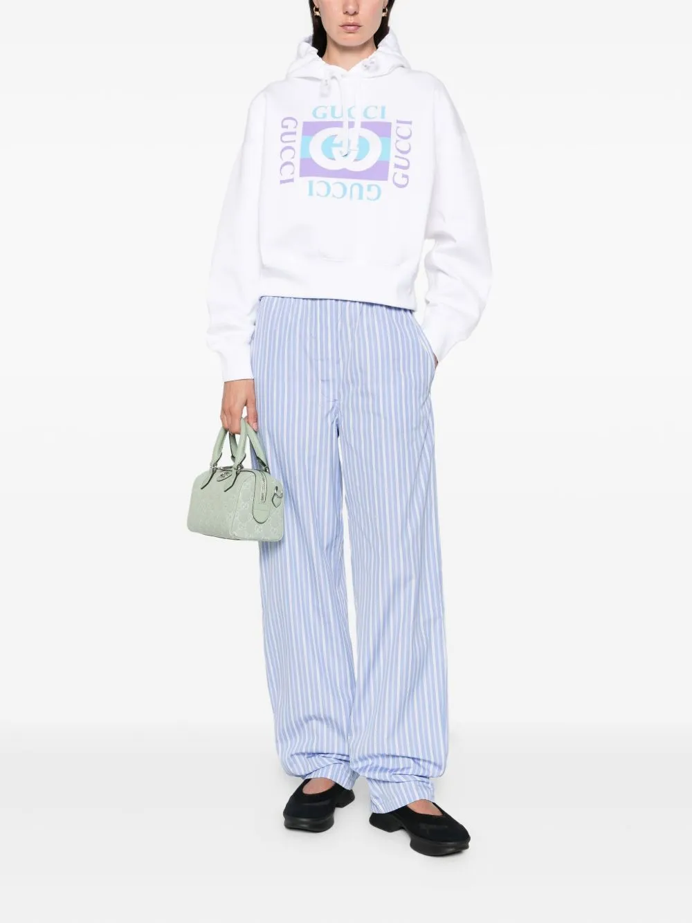 LOGO-PRINT HOODIE sold by Lord & Taylor product image thumbnail 2