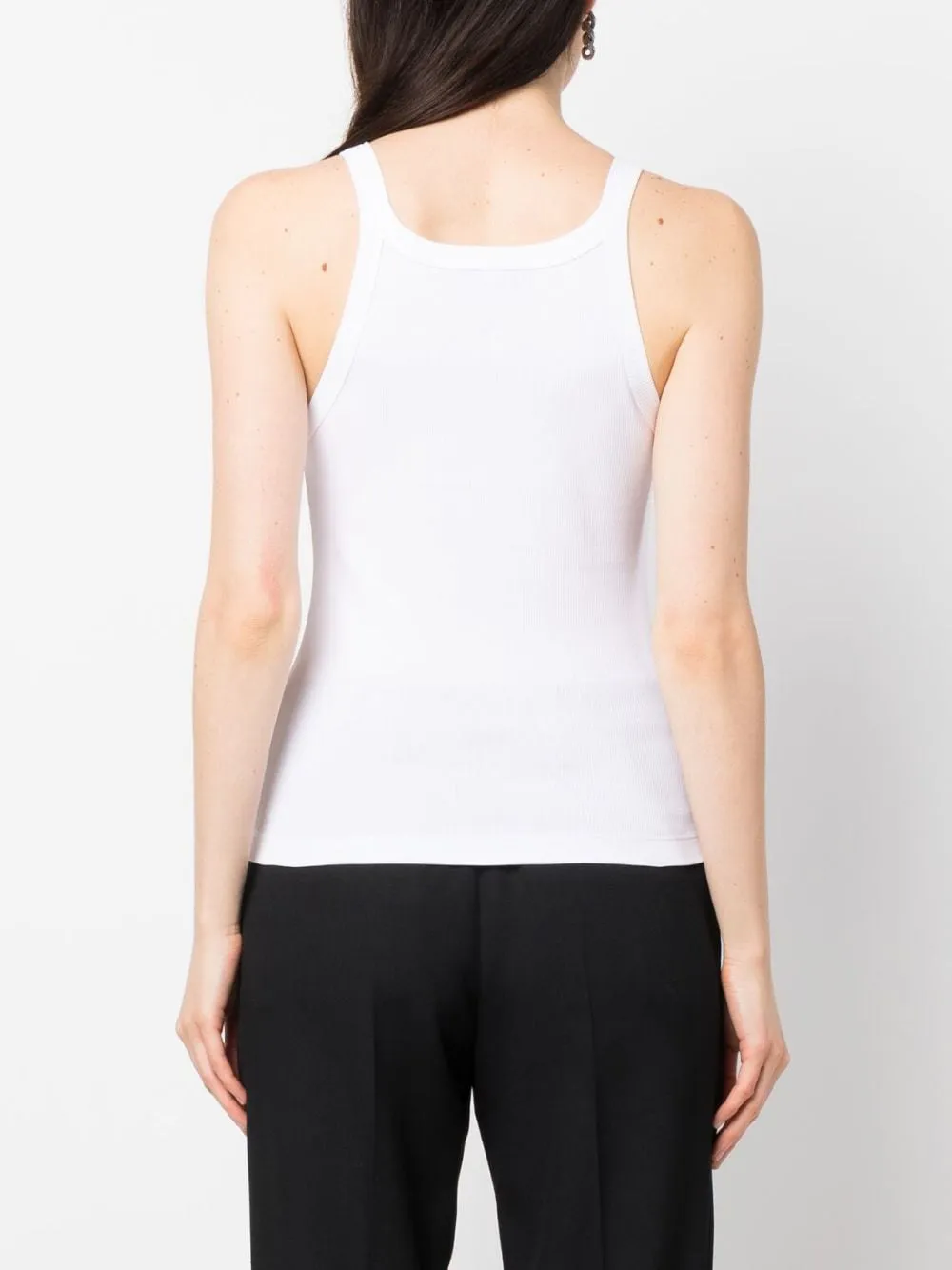 SLEEVELESS COTTON TANK TOP sold by Lord & Taylor product image thumbnail 3