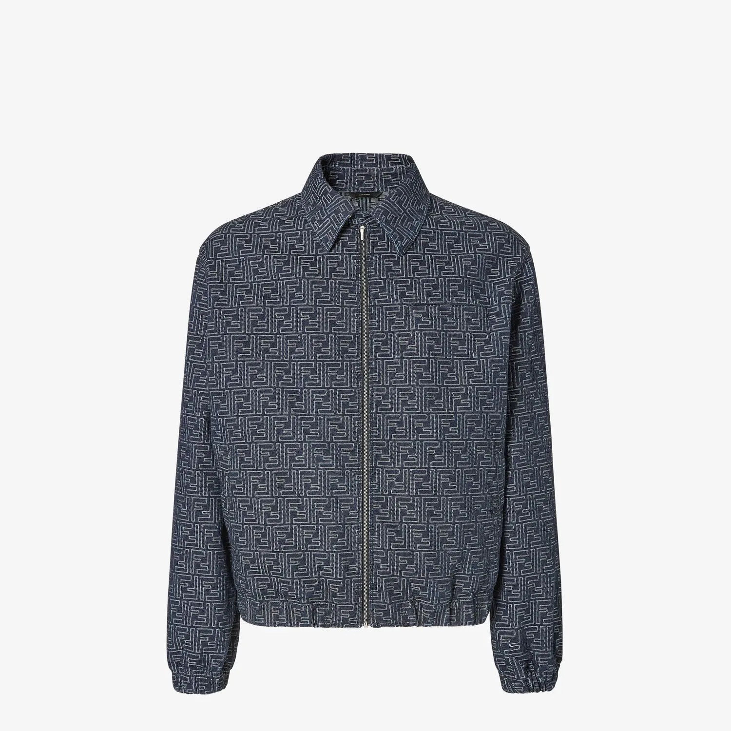 FF-JACQUARD DENIM BOMBER JACKET sold by Lord & Taylor