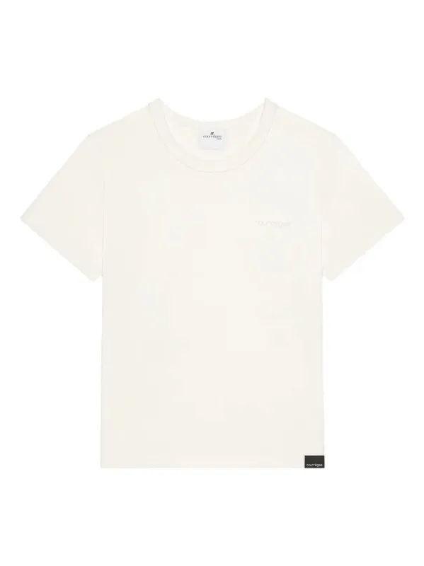 EMBROIDERED LOGO T-SHIRT made by Courreges